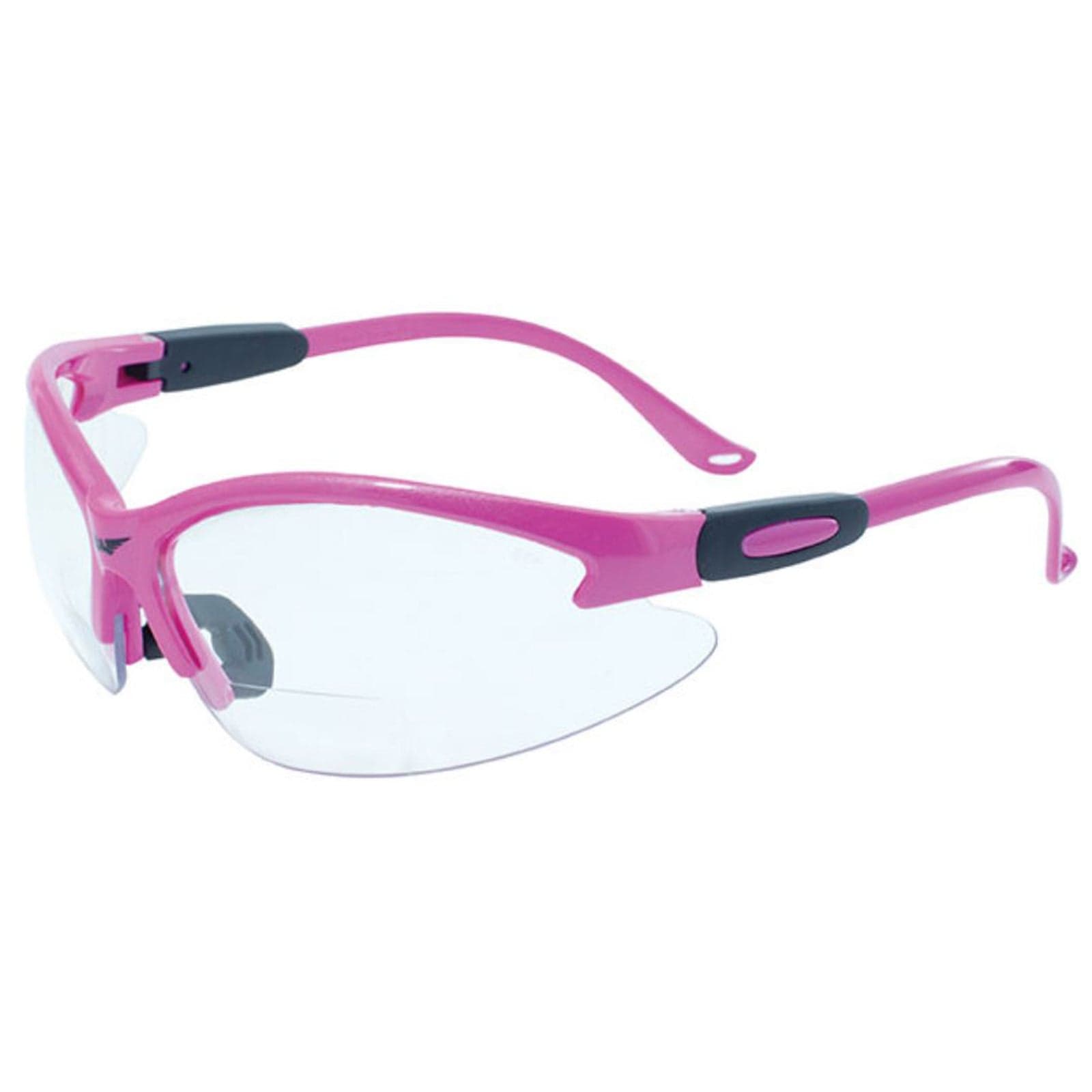 Cougar Pink Frame +2.0 Clear Anti-Fog Bifocal Safety Lenses alt 0