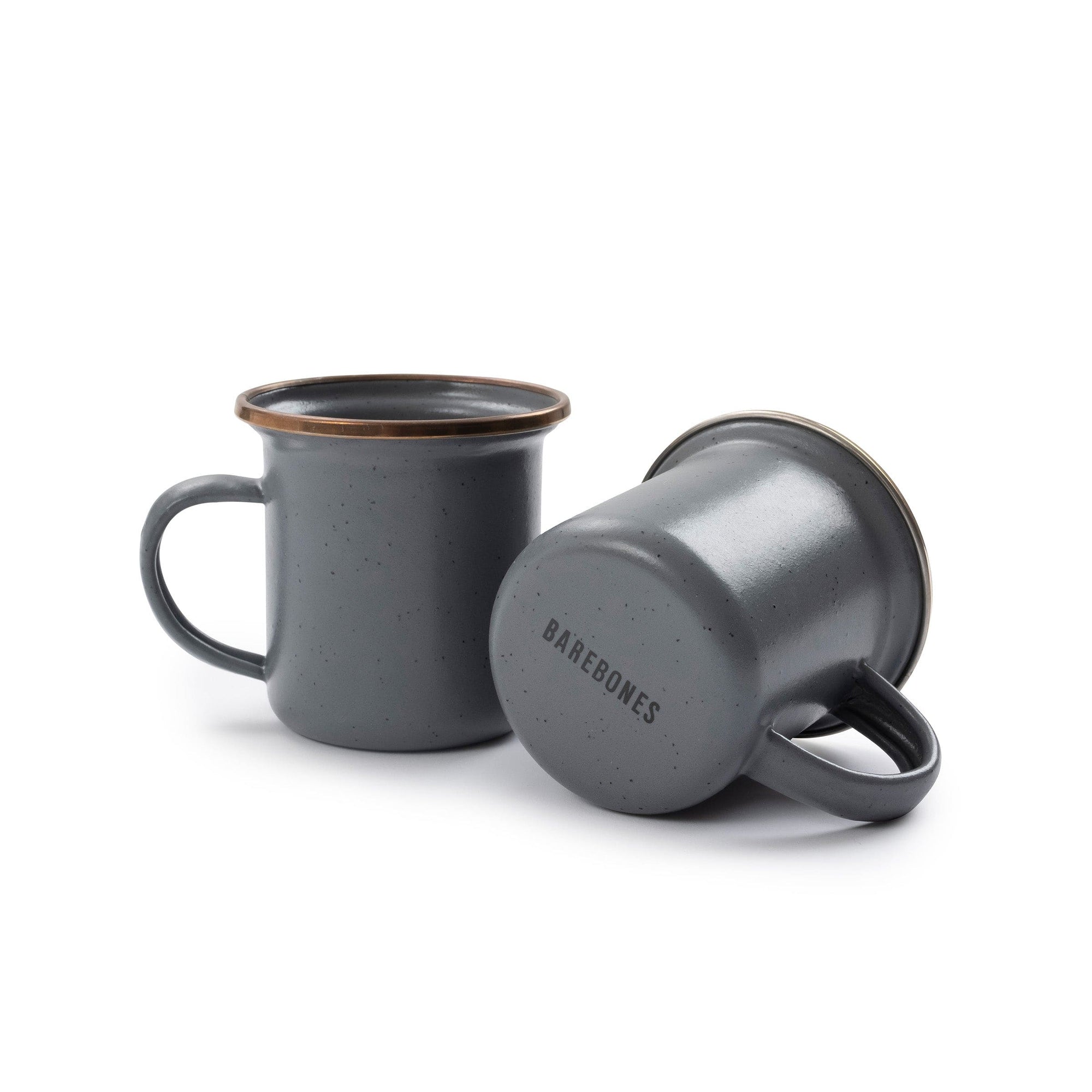 Enamel Espresso Cup Set Slate Gray Indoor/Outdoor alt 0