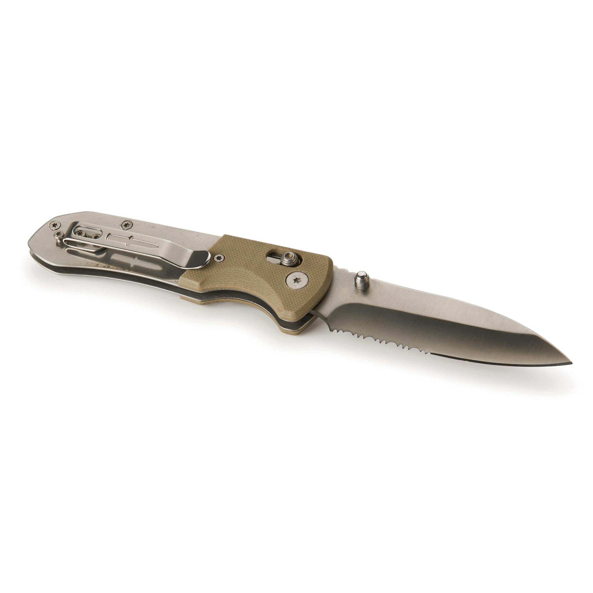 Avirock Spine Lock Pocketknife for Hunting and Fishing - 7-1/2"- Unfinished Kit alt 0