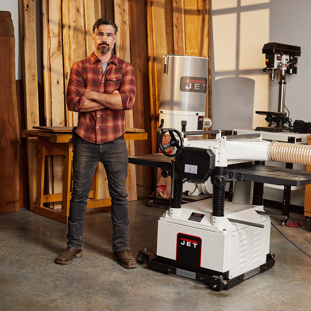 Jet Black 20" Helical Head Planer, 5HP, 1PH (JWP-208HH)