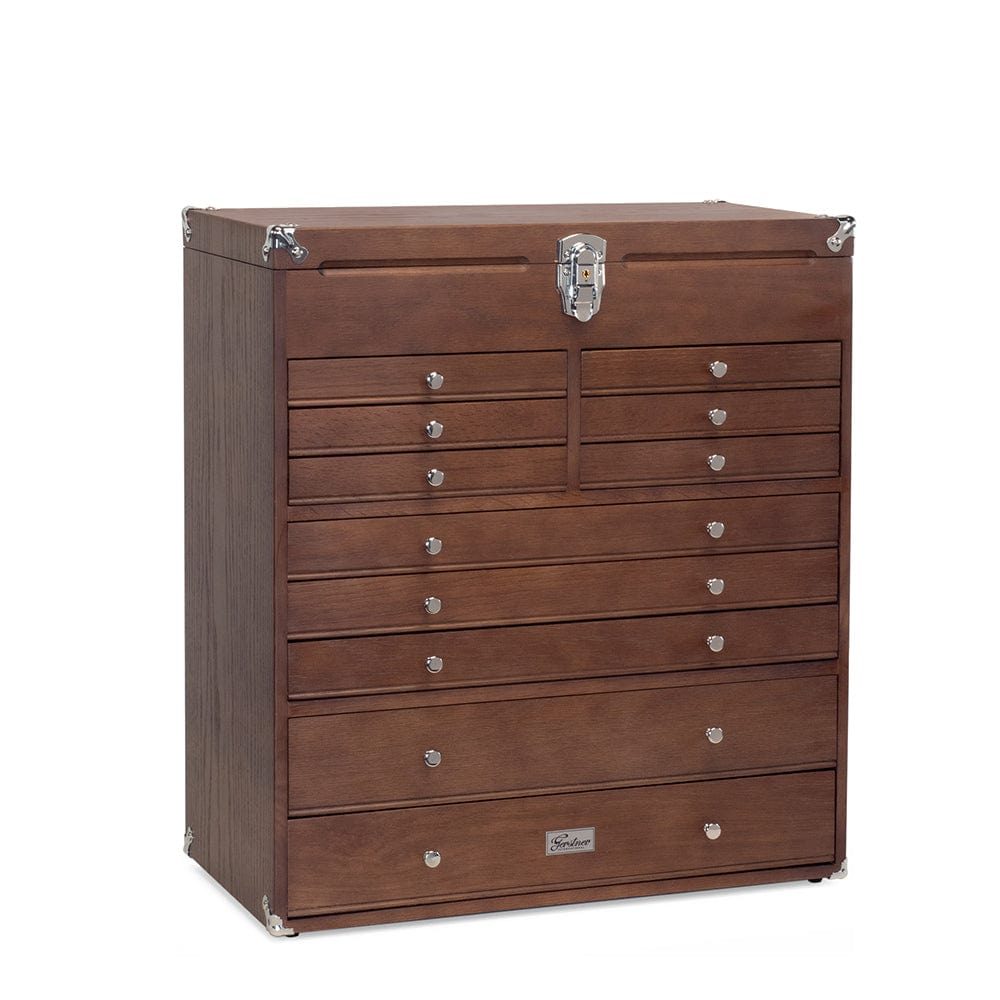 T22-D 11-Drawer Solutions Chest- Dark Oak