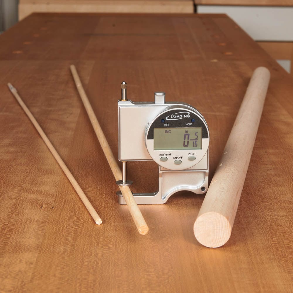 Snap Digital Thickness Gauge - 0 to 1-1/16"