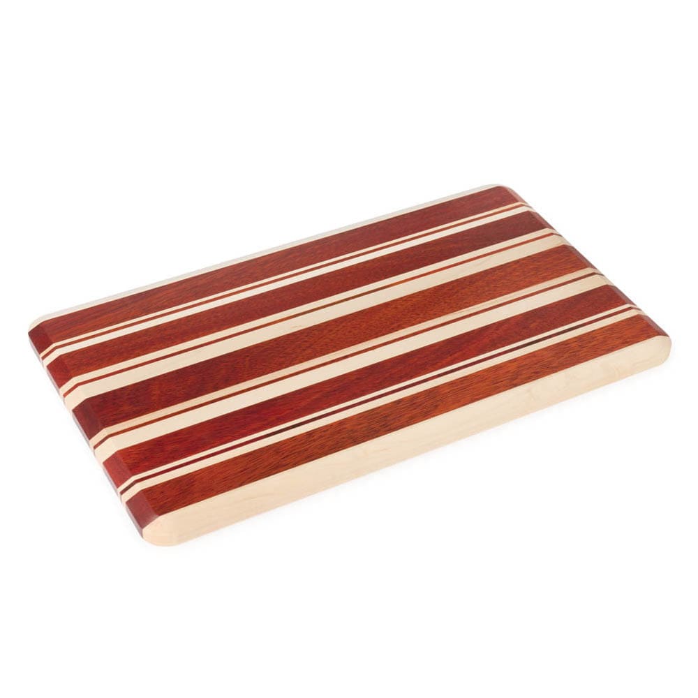 Candy Cane Cutting Board Kit - 3/4" x 9" x 16" - Bloodwood & Maple
