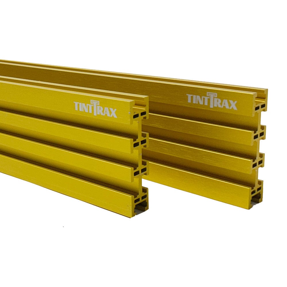 48" Universal Aluminum Woodworking Multi-Track- Yellow- 2 Piece