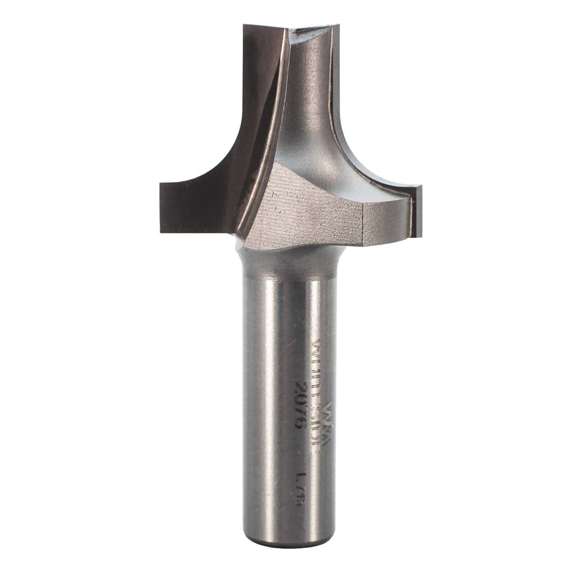 Roundover and Edge Trim Bit w/Plunge Point 3/8" R 1-3/8" LD 1/2" SD 1/2" SH 2-3/4" OL 2 FL alt 0