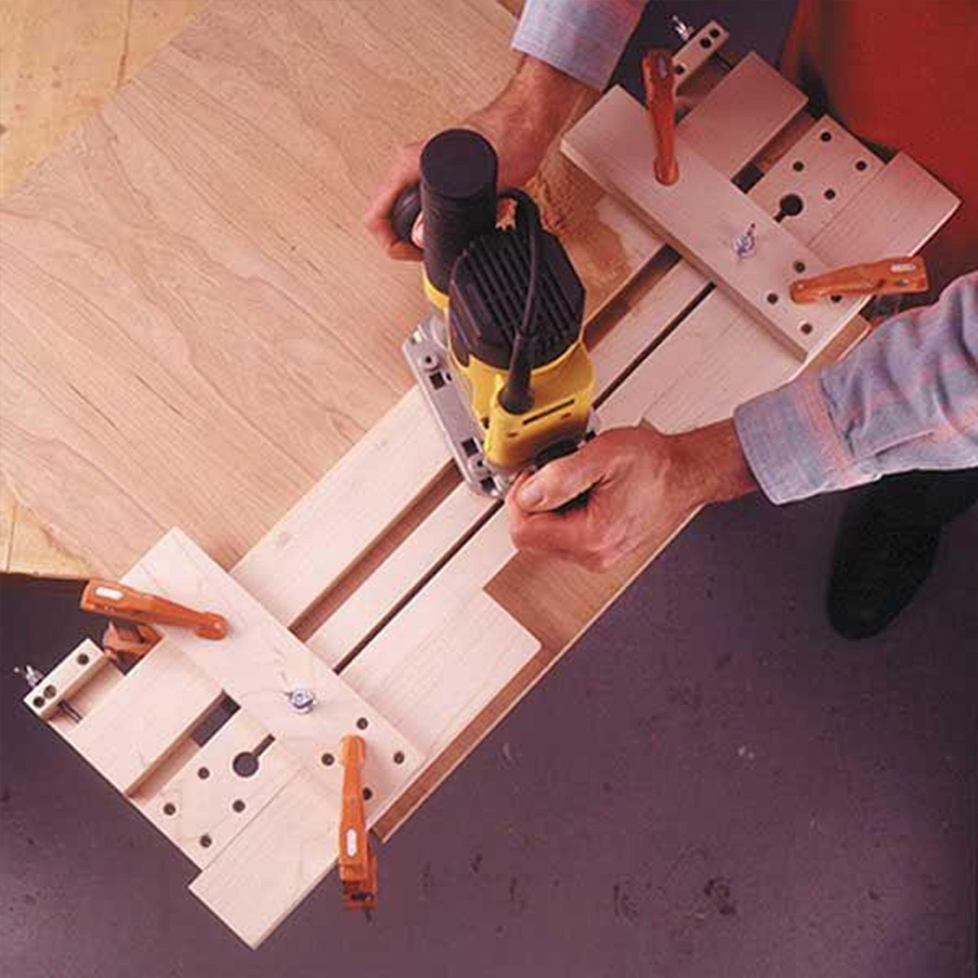 Downloadable Woodworking Project Plan to Build Fail-Safe Router Jig alt 0