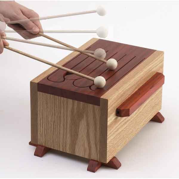 Woodworking Project Paper Plan to Build Tone-of-Fun Tongue Drum alt 0