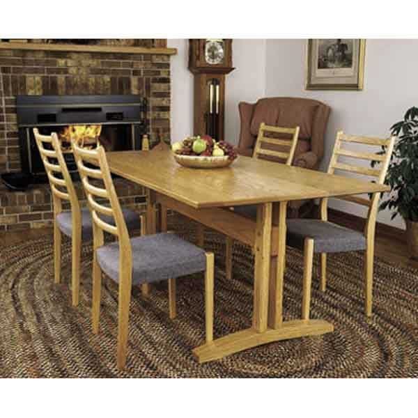 Woodworking Project Paper Plan to Build Trestle Table alt 0