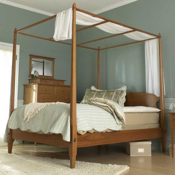 Woodworking Project Paper Plan to Build Pencil Post Bed alt 0