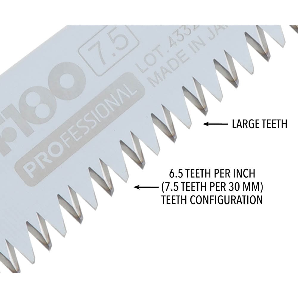 F-180 Replacement Blade, 180mm, Large Teeth
