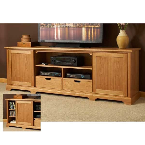Woodworking Project Paper Plan to Build Component-ready Flat-screen Media Center alt 0