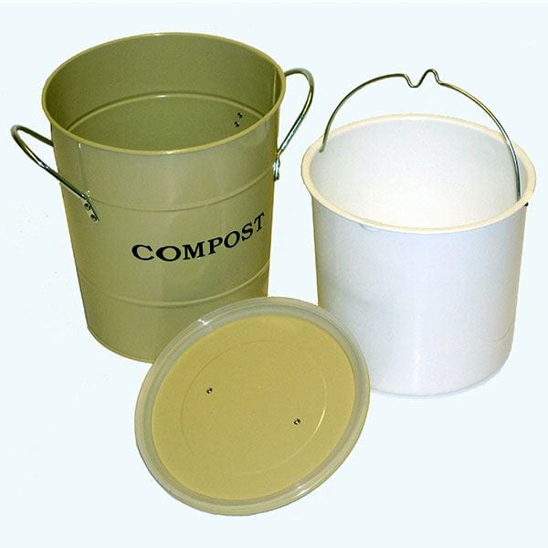 2-N-1 Kitchen Compost Bucket, Oatmeal, Model CPBS01 alt 0