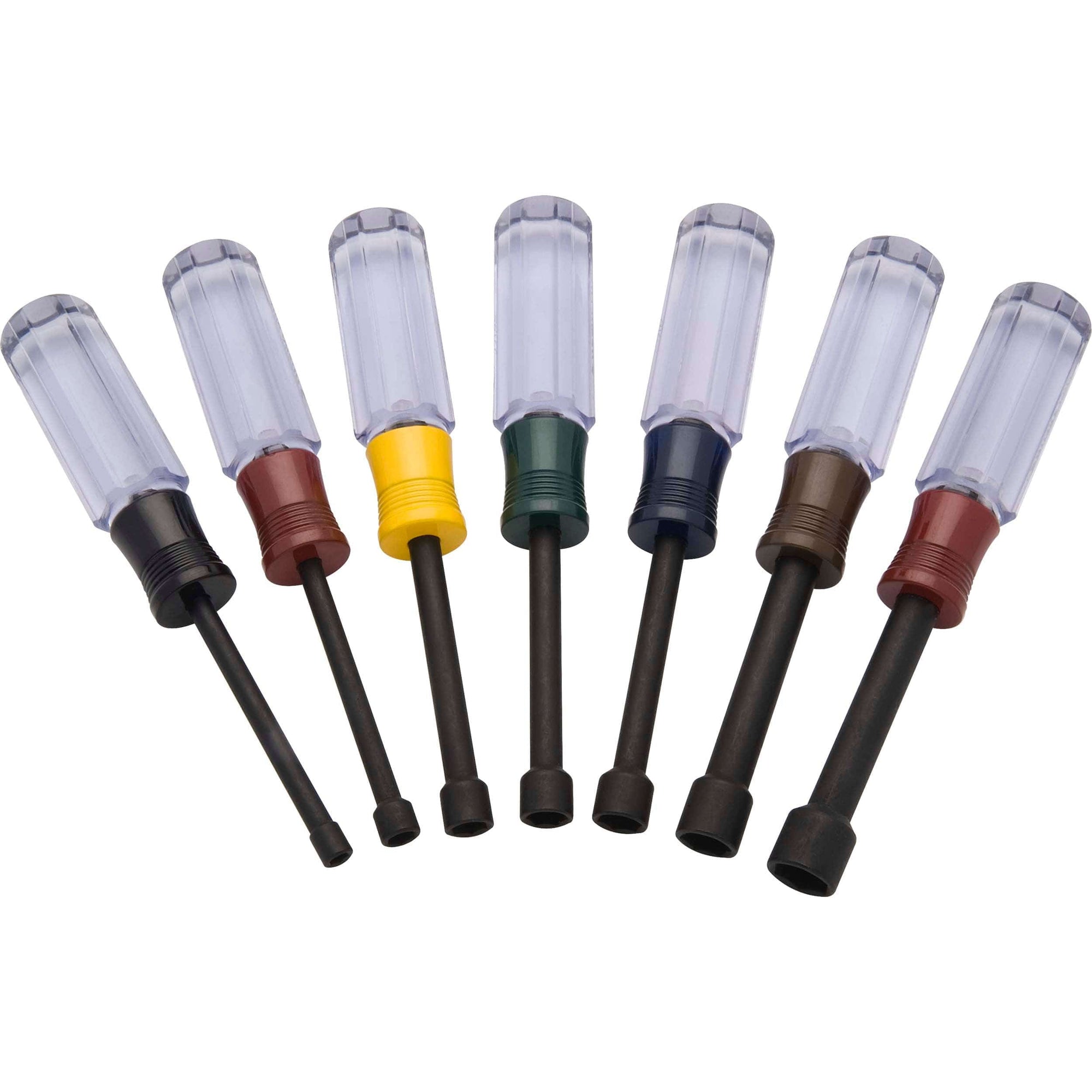 Nut Driver Set with Acetate Handles, SAE 7pc alt 0