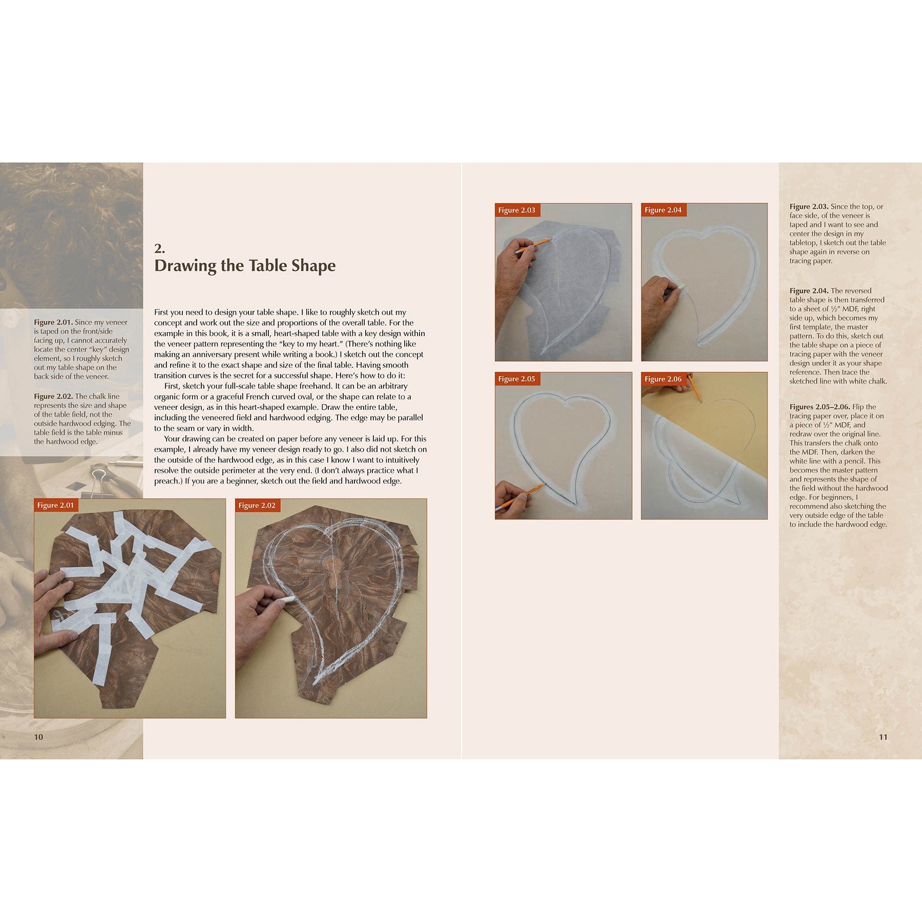 Hardwood Edging and Inlay for Curved Tables alt 0