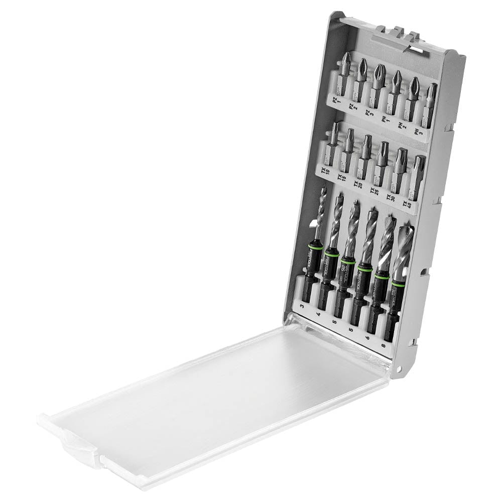 Centrotec Drill and Driver Bit Cassette BKS SYS3 D3-8 K CE/W F - 18 Piece