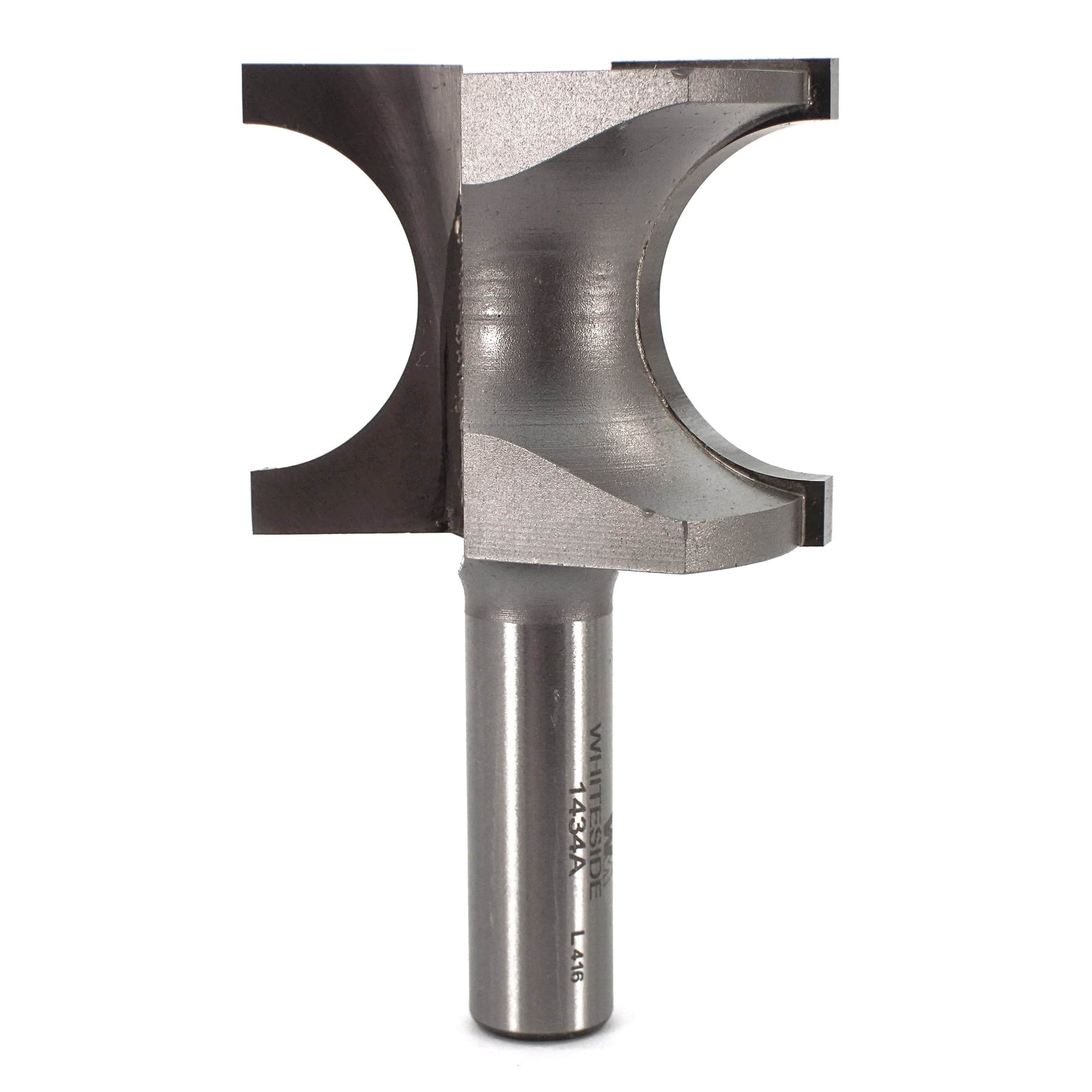 1434A Half Round (Bull Nose) Router Bit 1/2" SH 9/16" R X 1-1/8" Co X 1-1/2" CL 1-15/16" D alt 0