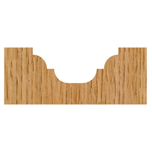 CLassical Round Bottom Bit 1/8" R 3/4" LD 1/2" CL 1/4" SH 2" OL 2 FL alt 0