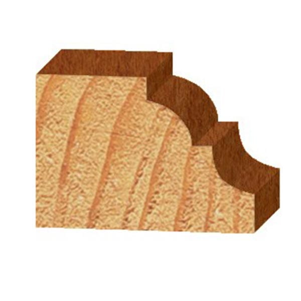 3232 Classical Pattern Router Bit 1/2" SH 5/32" R 1-1/4" D X 1/2" CL X 2-3/8" OL alt 0