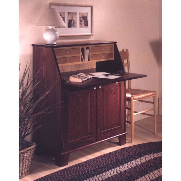 Woodworking Project Paper Plan to Build Drop-Front Writing Desk alt 0
