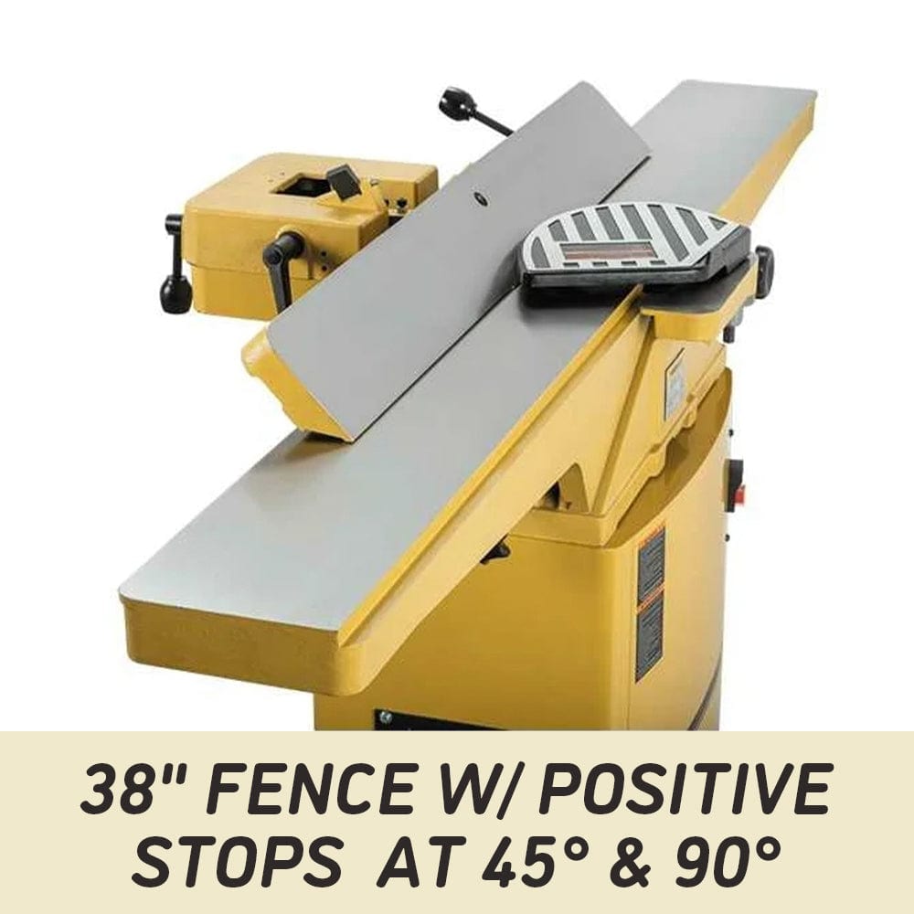 6" Jointer - 1 HP 1 Ph 115/230V - Helical Cutterhead - 54HH