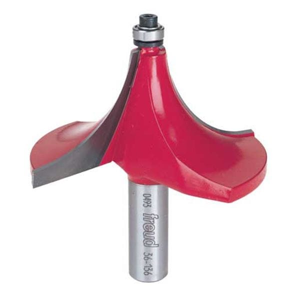 36-136 Beading Router Bit 3"D 1-1/4"R 1/2"SH alt 25