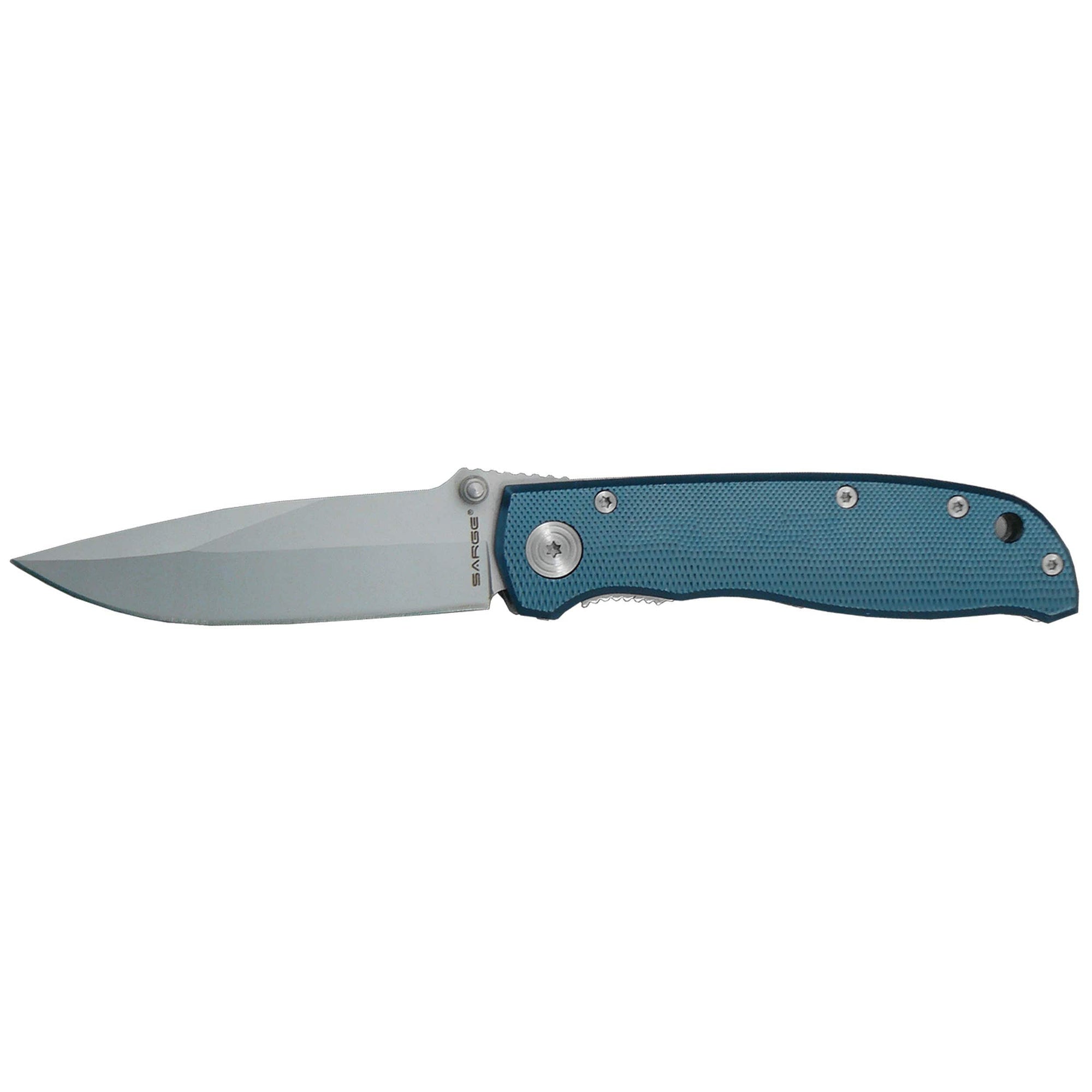 Blue Diamond - Anodized Aluminum Folder Knife, Stainless Steel 3-1/4" Blade alt 0