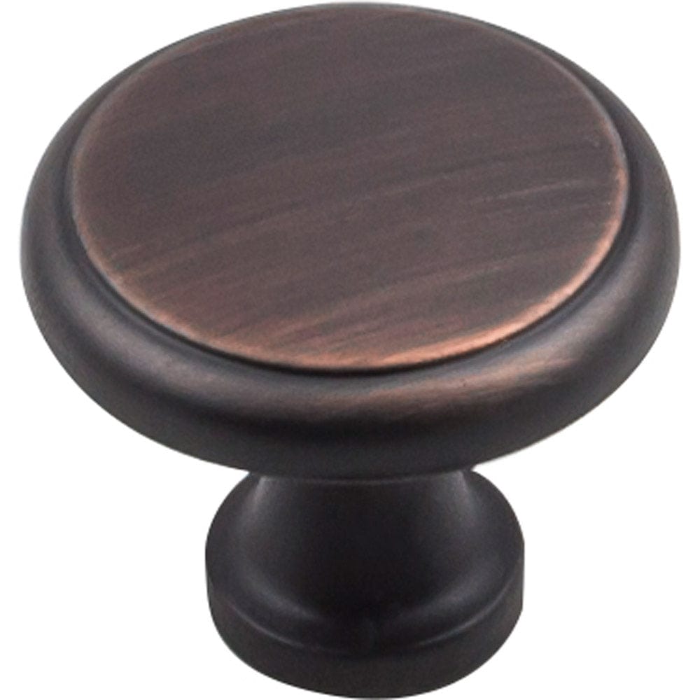 Gatsby Knob, 1-1/8" Dia., Finnish -Brushed Oil Rubbed Bronze alt 0