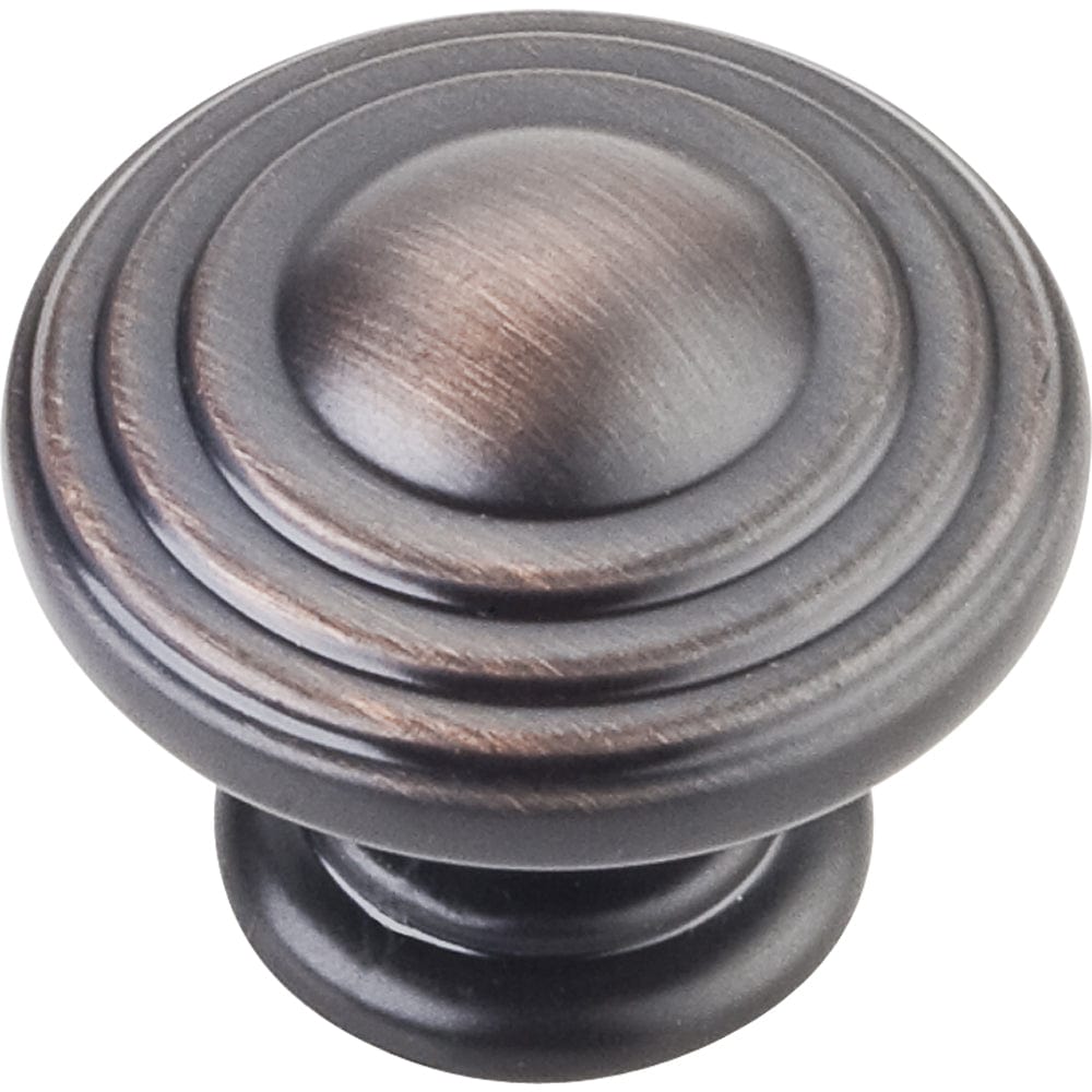 Bremen 2 Stacked Knob, 1-1/4" Dia., Brushed Oil Rubbed Bronze alt 0