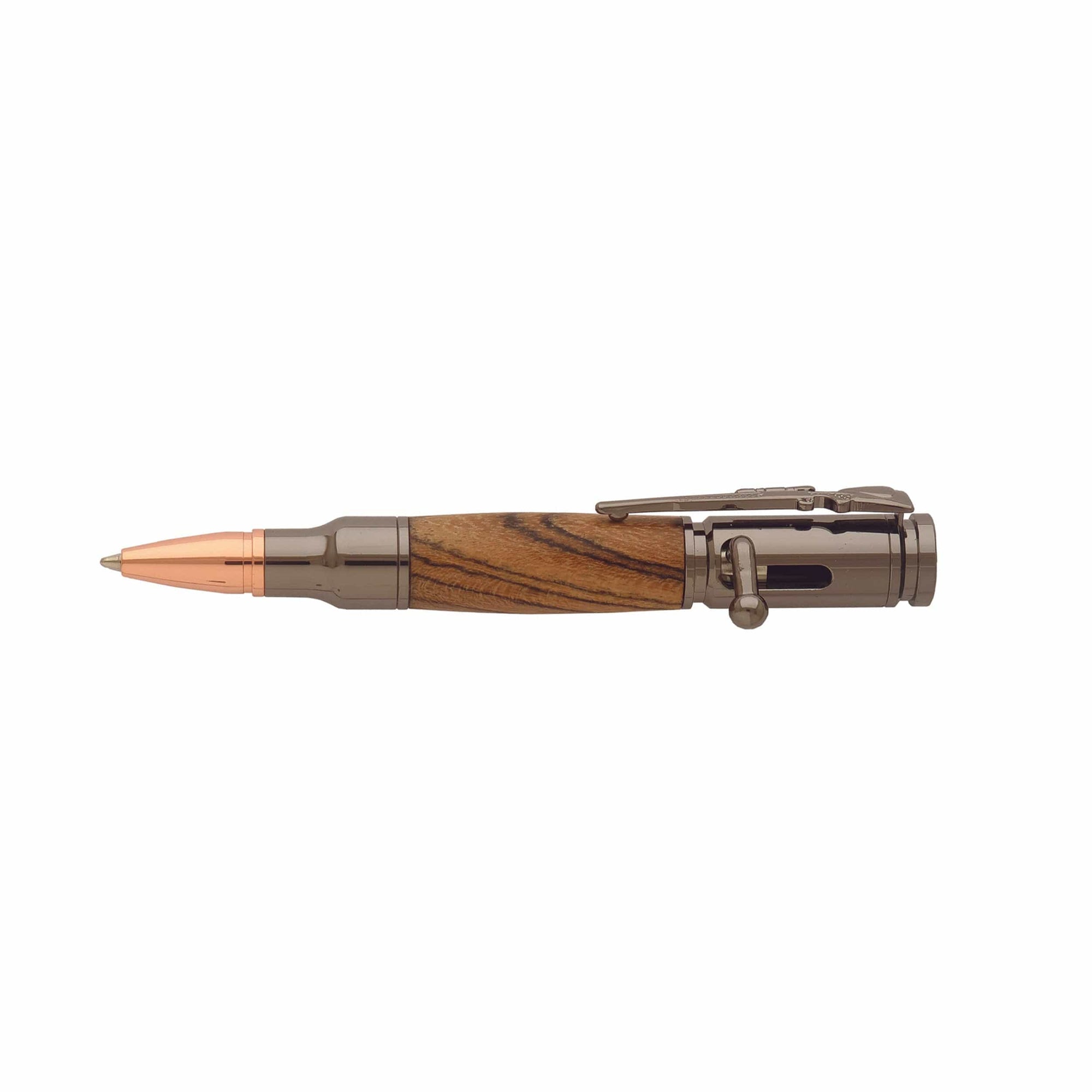 Mini Bolt Action 30 Caliber Pen Kit - Gunmetal