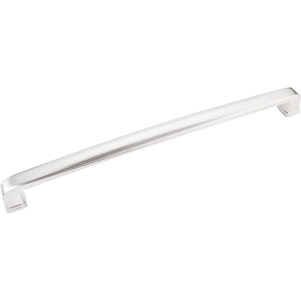 Milan 1 Plain Square Appliance Handle, 12" C/C, Satin Nickel alt 0
