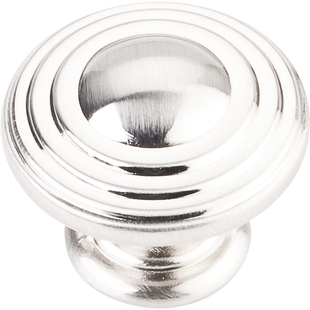 Bremen 2 Stacked Knob, 1-1/4" Dia., Satin Nickel alt 0