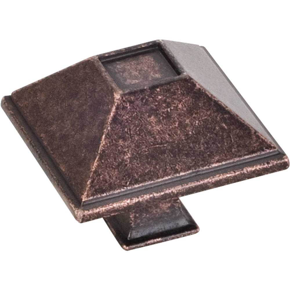 Tahoe Knob, 1-1/2" O.L., Distressed Oil Rubbed Bronze alt 0
