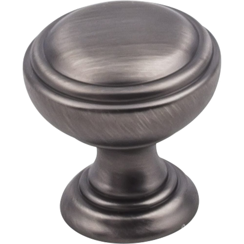Tiffany Knob, 1-1/4" Dia., Brushed Pewter alt 0
