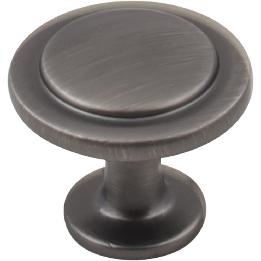 Gatsby Knob, 1-1/4" Dia., Brushed Pewter alt 0