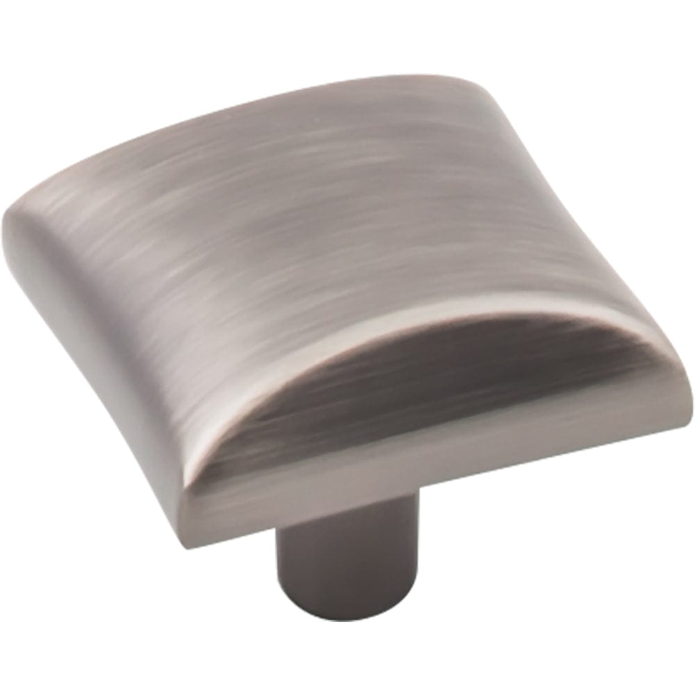 Glendale Knob, 1-1/8" O.L., Brushed Pewter alt 0