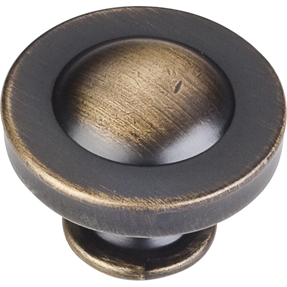 Cordova Knob, 1-1/4" Dia., Antique Brushed Satin Brass alt 0