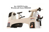 JET 1221VS wood lathe with tool rest and handwheel for woodturning projects