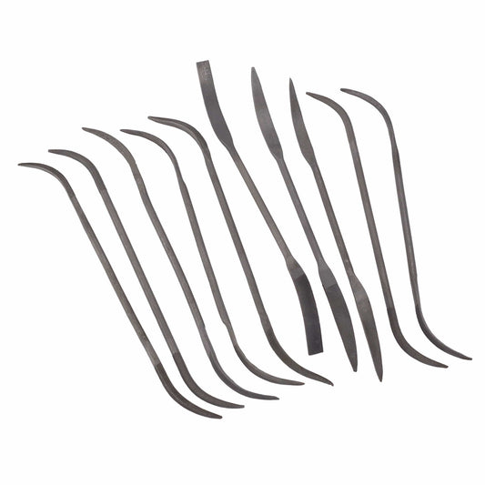 Smooth Cut Riffler File Set - 10 Piece alt 0