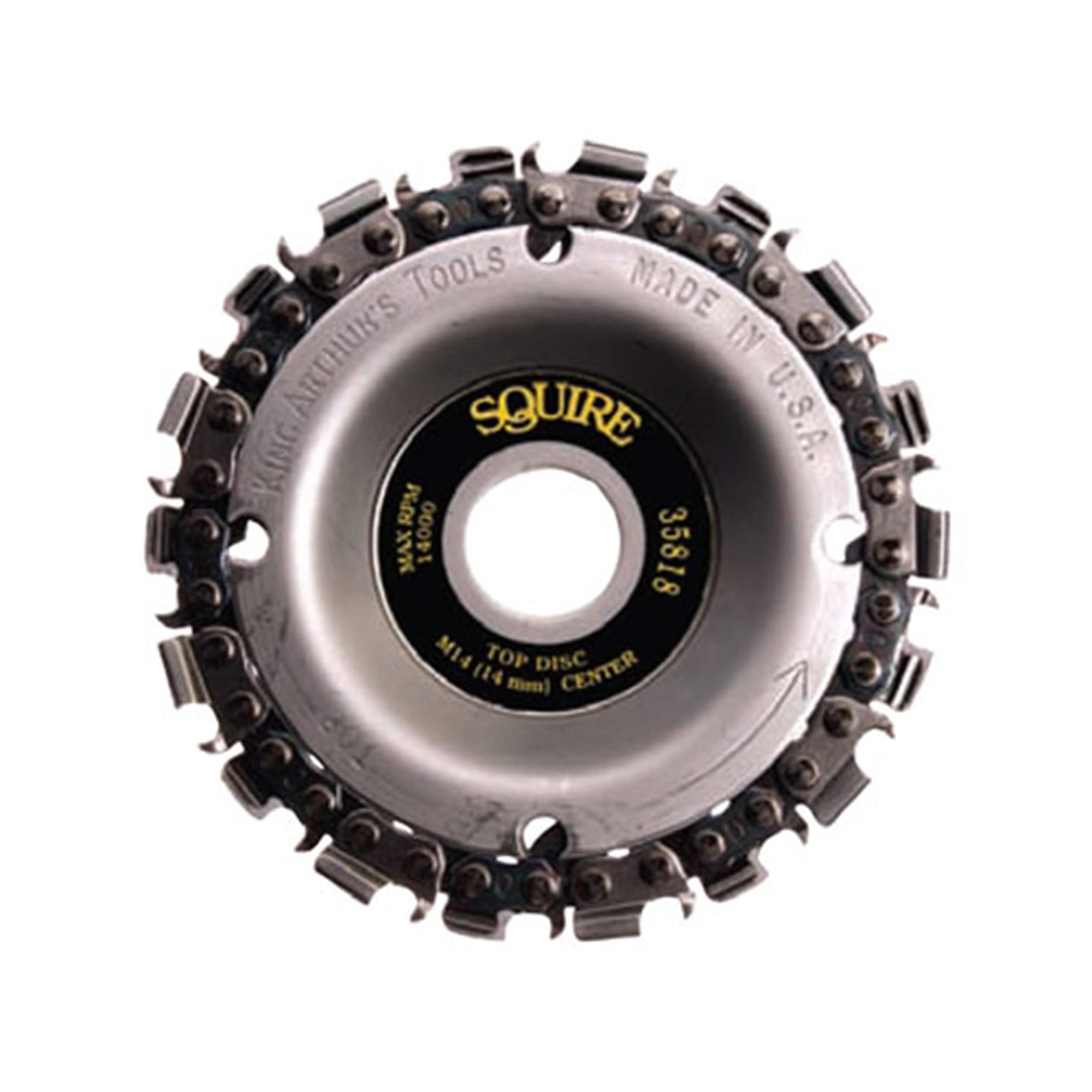 Squire Mini Woodcarving Disc - 18 Teeth - 5/8" Arbor alt 0