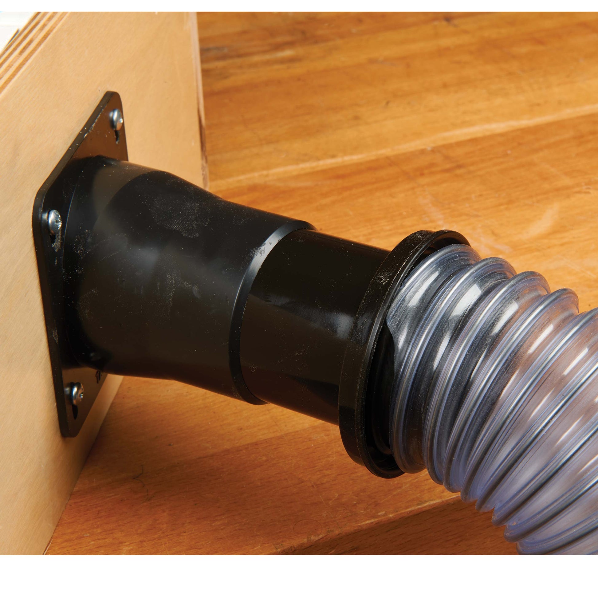 2-1/2" ABS Hose End Dust Collection Fitting alt 0