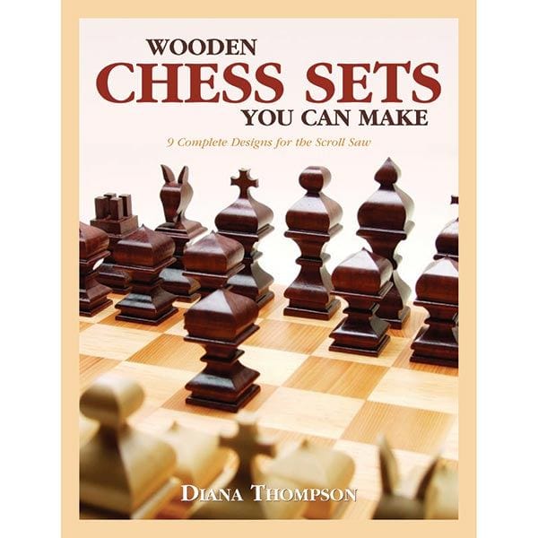 Wooden Chess Sets You Can Make: 9 Complete Designs for the Scroll Saw alt 0