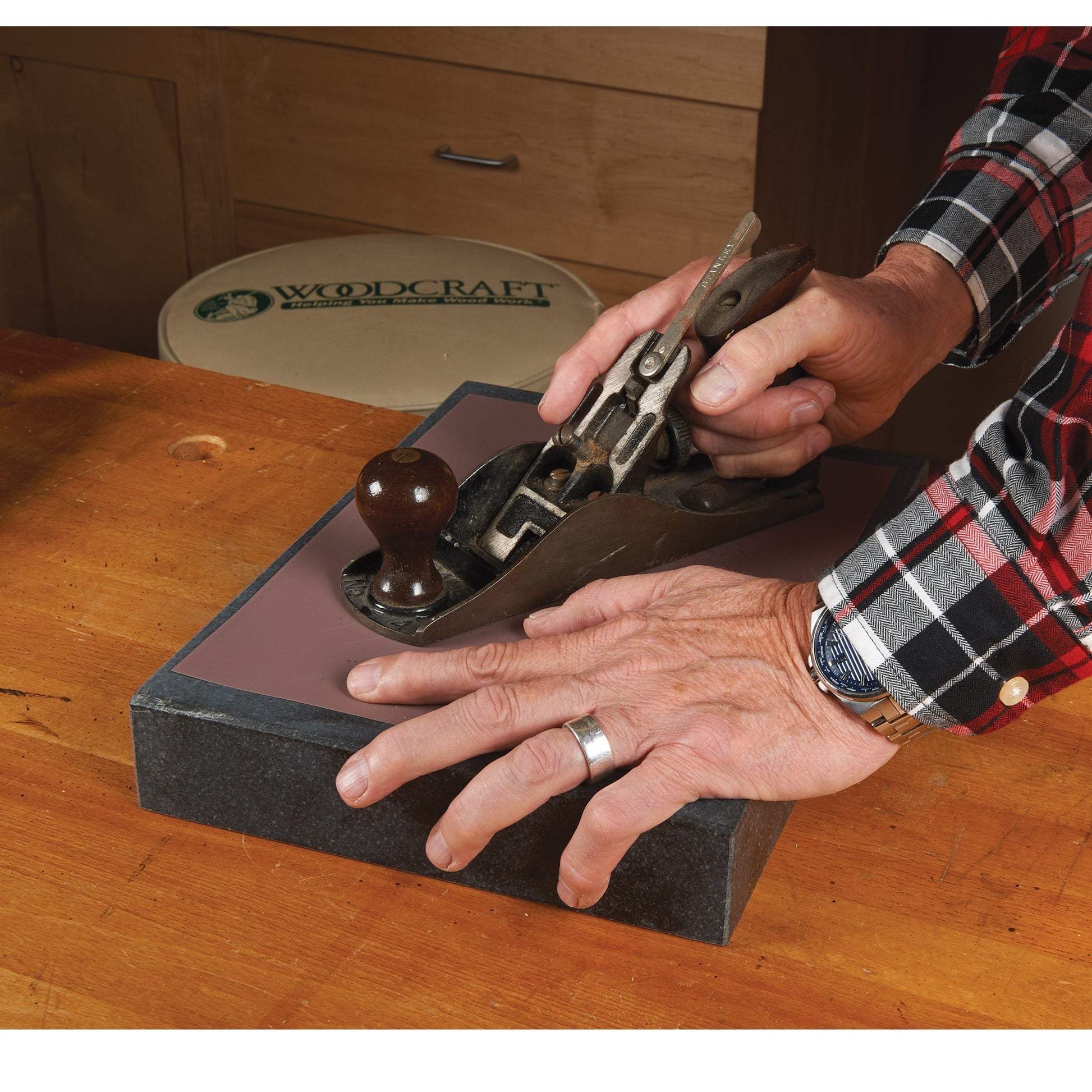 Granite Surface Plate - 2" x 9" x 12" - Grade A alt 0