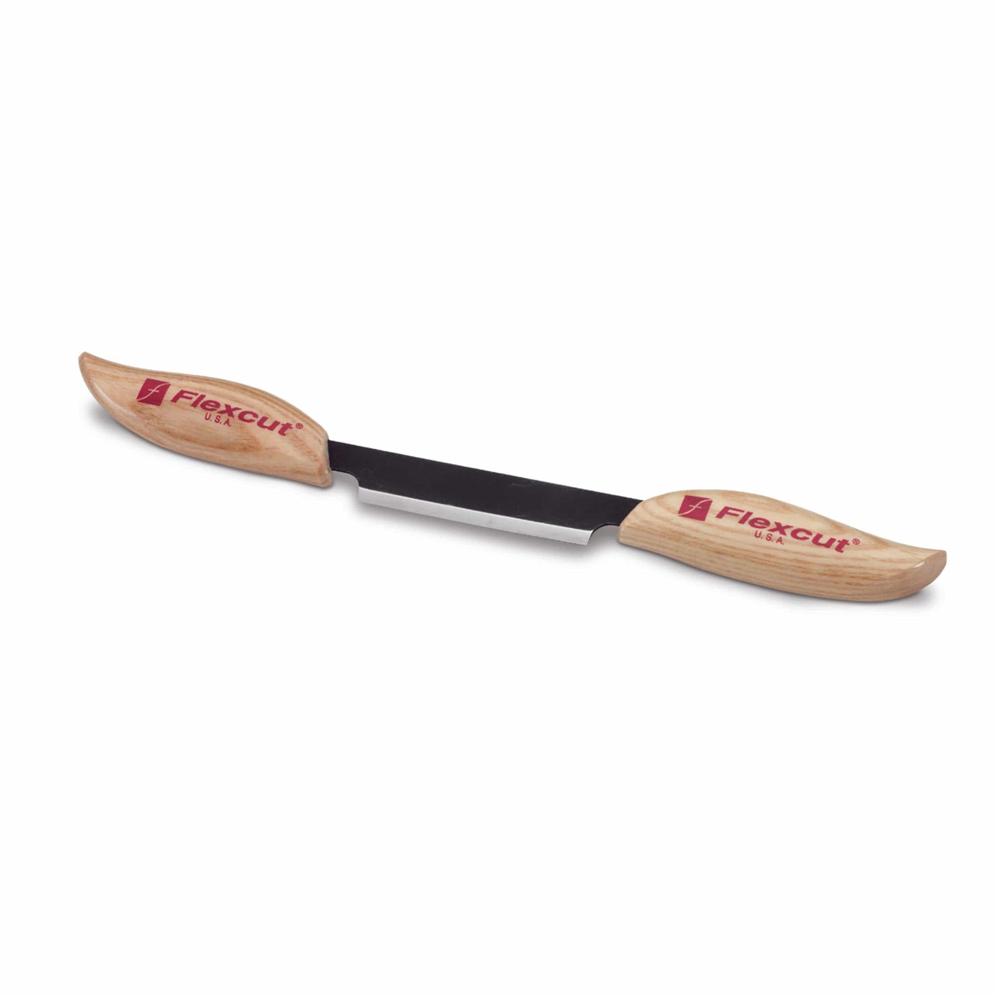 3" Straight Draw Knife with Leather Sheath alt 0