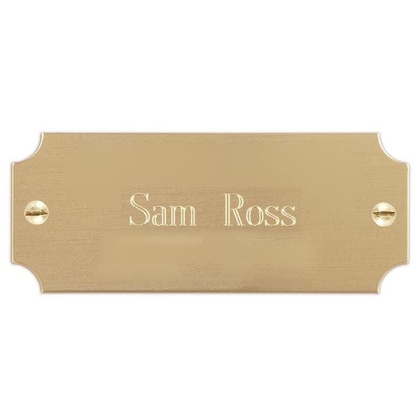 Large Plate 1" x 2-1/2" 1 line alt 0