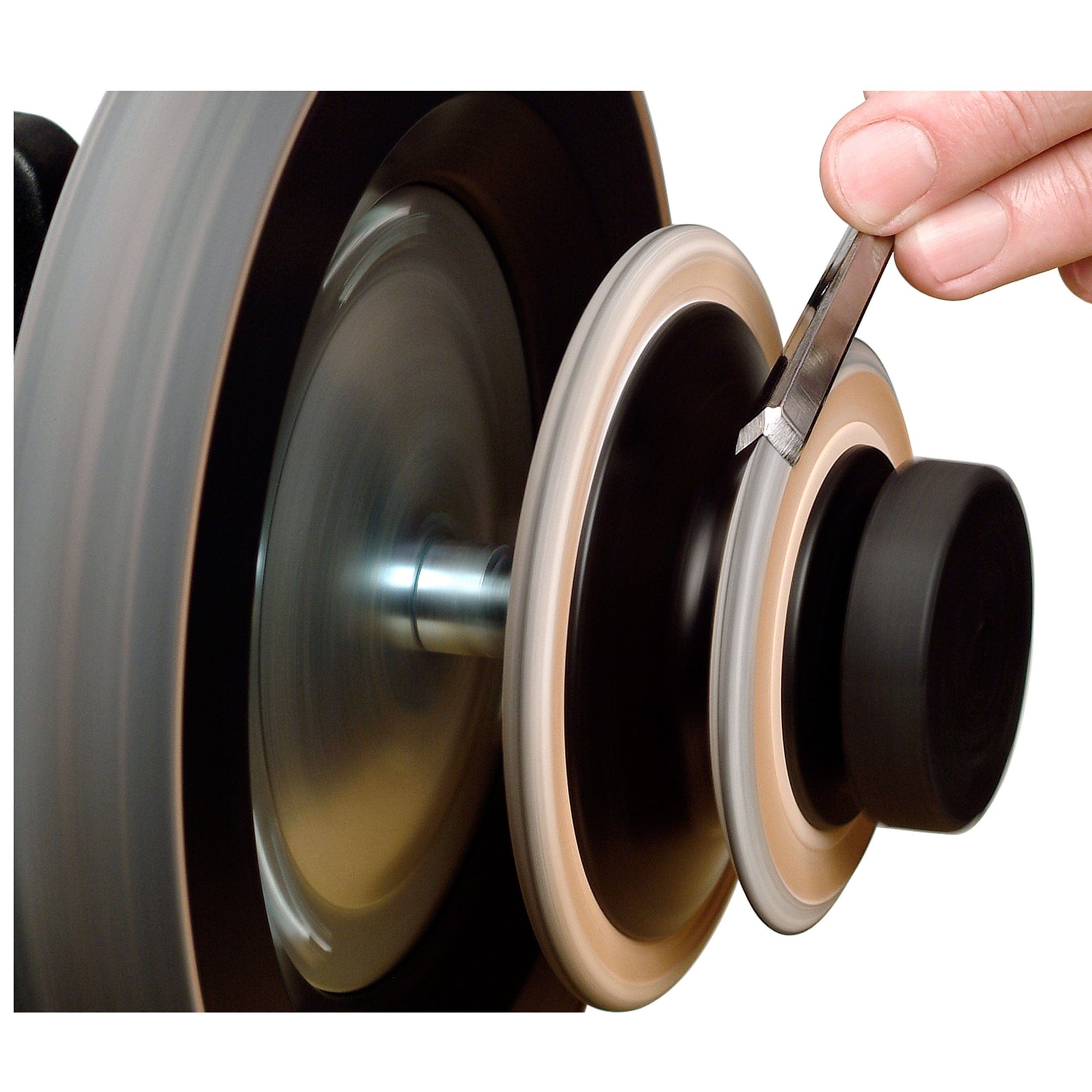 Profiled Leather Honing Wheel, LA-120 alt 0