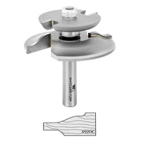 5920C 2-Wing Large Raised Panel Router Bit 3-1/4" D with Back Cutter, Ogee Cove alt 0