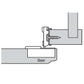 Compact Face Frame Hinge - 3/4" Overlay - 1 Pair
