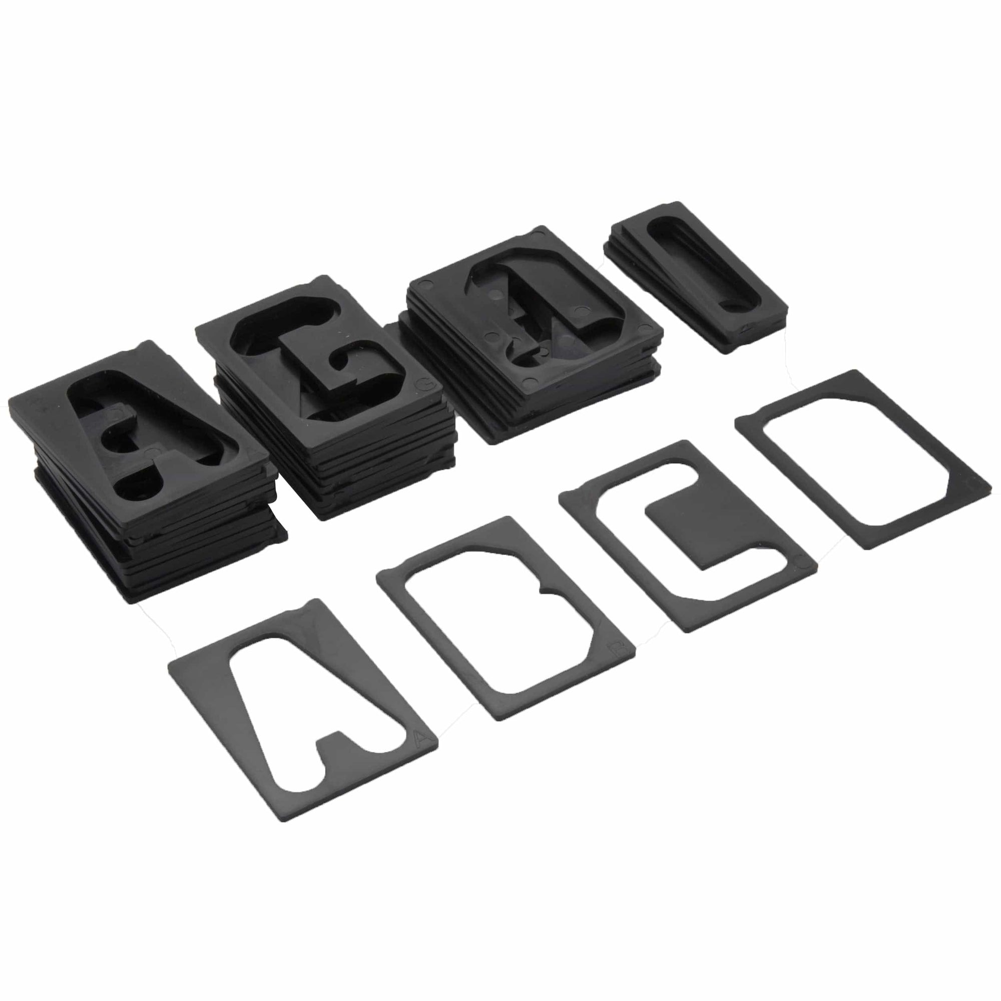 2-1/2" Horizontal Character Set for Sign Making Jigs alt 0