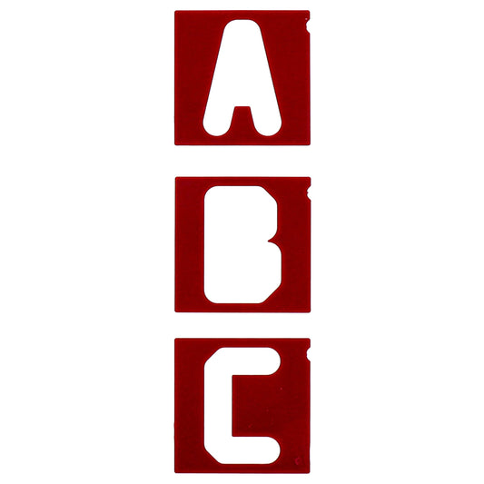 2-1/2" Vertical Letters Set for Sign Making Jigs 34pc alt 0