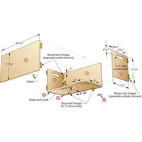 Folding Shop Box - Downloadable Plan alt 0